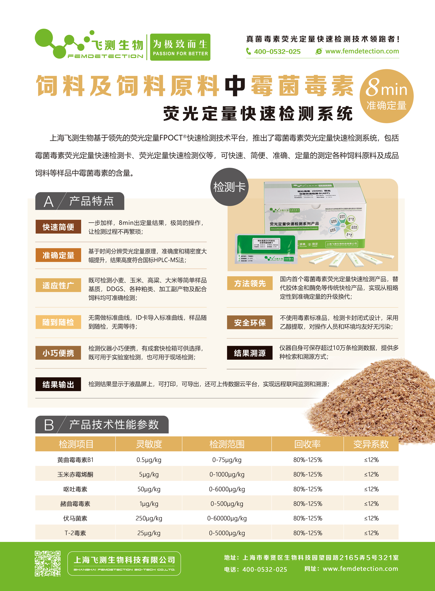 飼料嘔吐毒素?zé)晒舛靠焖贆z測卡